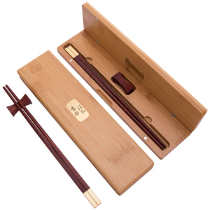 鸿拓家用高档红木筷子中国特色创意礼物送老外婚庆礼品筷刻字定制
