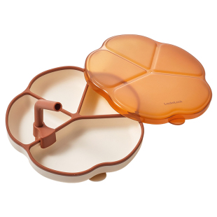 乐扣乐扣宝宝餐盘分格盘婴儿吸盘式儿童餐具专用一体式硅胶辅食碗