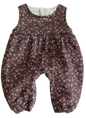 女宝宝连体衣婴幼儿背带裤爬服