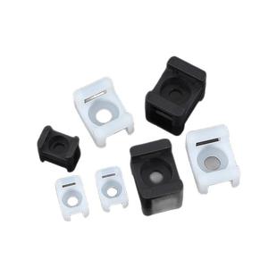 扎带固定座马鞍形电线固定座线卡子理线器螺丝孔型束线电缆线夹HC