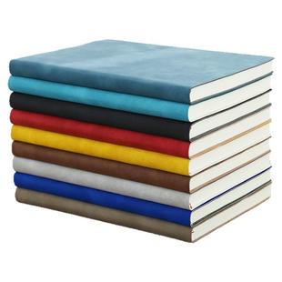 a5笔记本本子定制可印logo羊巴皮加厚高颜值商务办公会议b5记事本