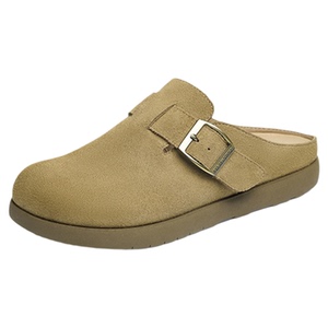 红蜻蜓勃肯拖鞋女2025新款一脚蹬女鞋包头半拖鞋女外穿软底穆勒鞋