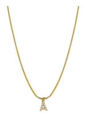neckontheline字母蛇骨链高级感