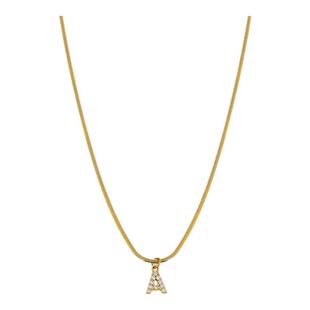 carry stars字母蛇骨链女neckontheline小众锁骨链轻奢叠戴项链