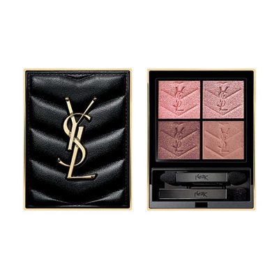 香港直邮YSL 圣罗兰 皮革四色眼影盘#400 Babylone Roses 4g正品