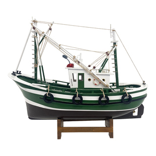 实木质渔船模型摆件手工儿童工艺品船一帆风顺帆船客厅玄关装饰品