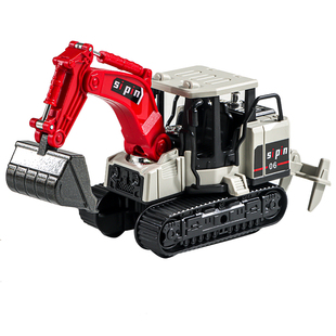 合金挖掘机农夫车儿童农耕玩具模型拖拉机惯性耕田农用运输车男孩