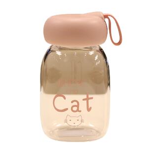 萌宝大肚迷你可爱宝宝杯子玻璃杯清新水杯带茶隔防漏便携随手杯子