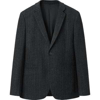 海澜之家平驳领单排扣休闲西服