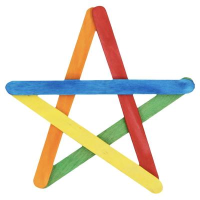 启汐幼儿园雪糕棒造型卡片玩具