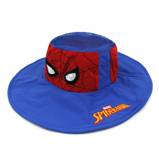 韩国winghouse儿童帽子夏渔夫帽宝宝遮阳帽女防晒大檐沙滩太阳帽