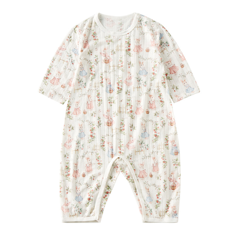 ELLEbaby宝宝连体睡衣纯棉a类