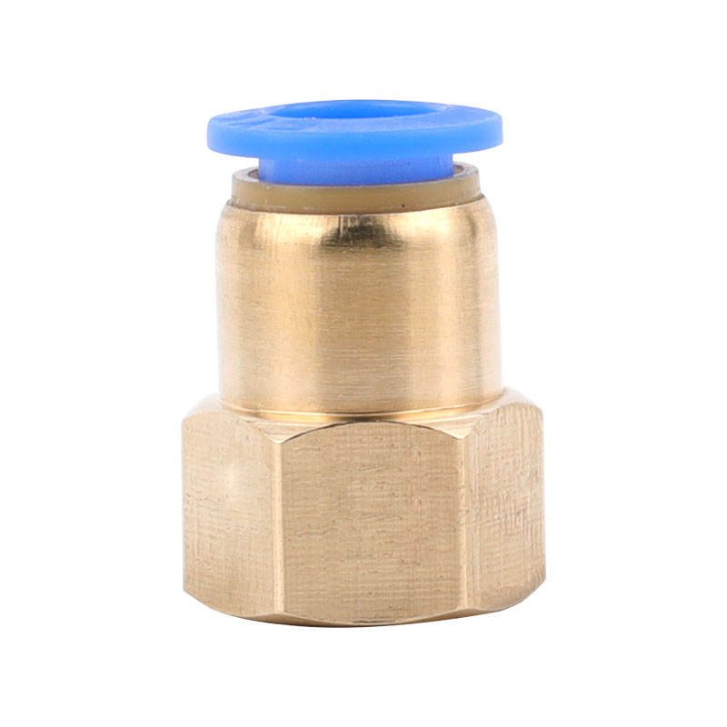 气动快速插PCF8-02气管接头内螺纹直通PCF6-01/4/1012-M501020304