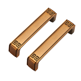 新中式柜门青古铜拉手仿古橱柜柜子酒柜实心把手衣柜抽屉仿古单孔