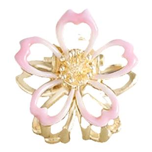 日系甜美樱花小抓夹女生新款侧边夹发饰头发夹子迷你头花发夹头饰