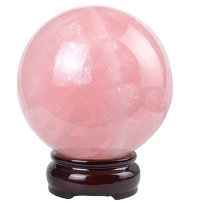包邮粉色水晶球摆件生日爱情礼品