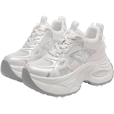 星期六网面透气老爹鞋女2025新款