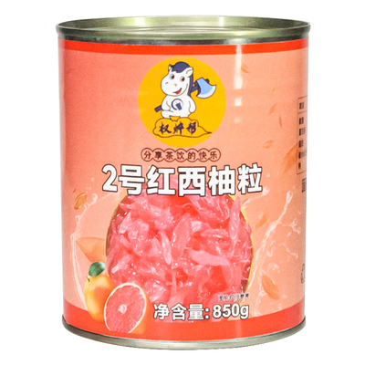 红西柚粒罐头850g*12领价155