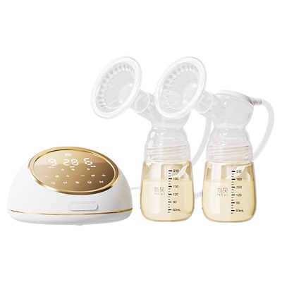 新贝电动双边吸奶器大吸力