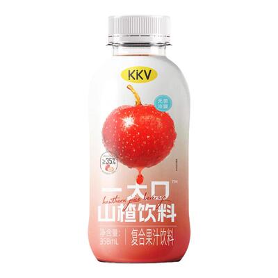 KKV一大口山楂复合果汁饮料358ml