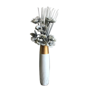 轻奢落地大花瓶客厅现代高级感电视柜干花艺术家居装饰品摆件