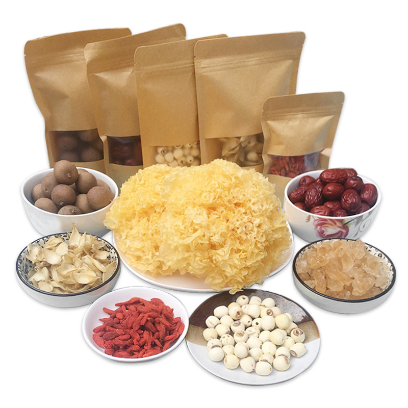 驰云食品冰糖银耳莲子羹百合红枣枸杞桃胶桂圆配料组合干货小包装