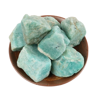 天然天河石原石莫桑比克矿物亚马逊石香薰扩香石头微斜长石毛料