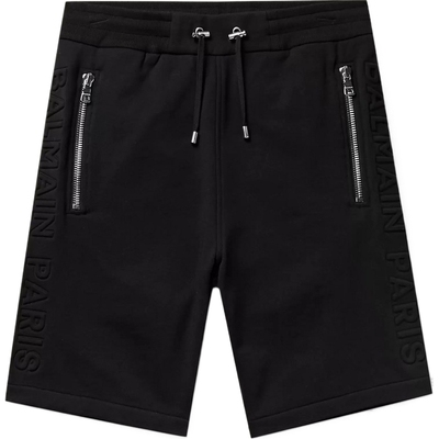 【惊喜直降】BALMAIN 春夏男黑色棉质短裤休闲裤