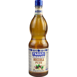 Fabbri法布芮加号榛子味糖浆商用专用风味饮料意大利进口1.3kg/1L