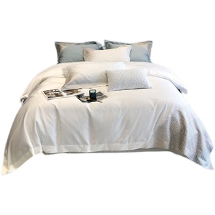 mark cross正品天雪埃及长绒棉四件套100%全棉纯棉被套单高端床品