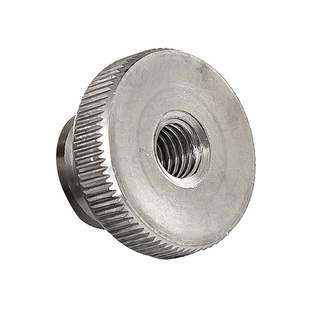 M2M3M4M5-M12不锈钢304高头滚花螺母手拧螺帽盲孔通孔广告装饰钉