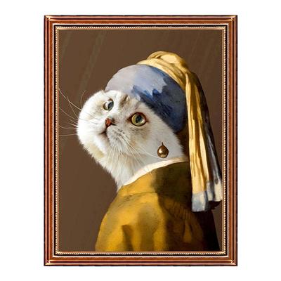 萌宠工坊宠物画像定制猫狗装饰画