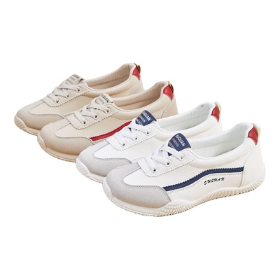 春季百搭透气轻便德训运动鞋女