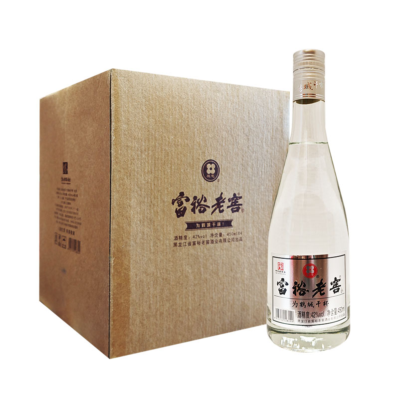 4瓶 酒厂直供 富裕老窖为鹤城白酒/调香白酒