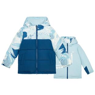 【商场同款】361°童装男童两面穿羽绒服2025年冬季新款小童外套