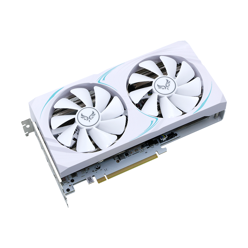 西风全新RTX4070系列风神MX 游戏电竞白色双风扇显卡 先马联动