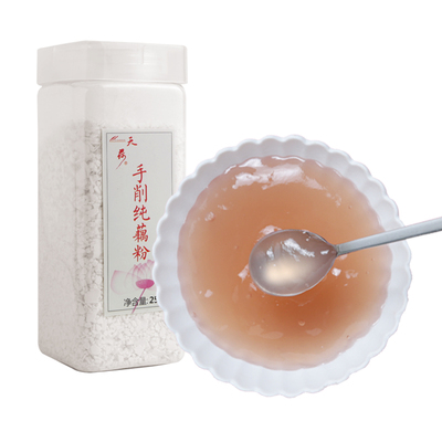 天荷刀削纯藕粉罐装杭州西湖藕粉