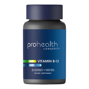 美国Prohealth B12 维生素补充营养神经活性甲钴胺修复脑叶酸30粒