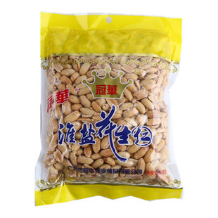 包邮每包400克*5包广东特产冠华淮盐花生仁休闲小吃酒肴下酒菜