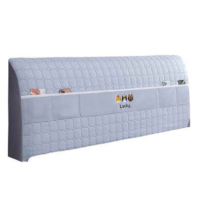 2025新款床头套全包床头罩软包实木皮床靠背防尘保护罩耐用可拆洗