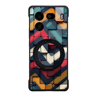 iqoo13手机壳磁吸带支架iqoo12pro系列保护套新款无边框iq11s高级感小众neo8支点高端适用爱酷10pro外9新年款