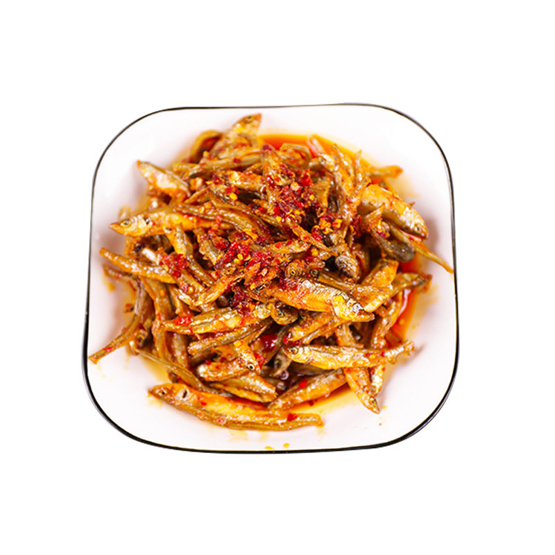 馋三疯湖南特产香辣小公鱼毛毛鱼女生爱吃的吃货零食休闲小吃食品