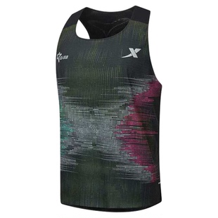 特步国人竞速运动背心男马拉松跑步男透气吸湿快干975229090624PB