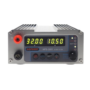 GOPHERT格辉dc稳压电源nps1601开关模块cps数控NPS-3001可调压32v