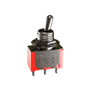 6mm钮子开关台产2档3脚T80-T短手柄拨动摇臂纽子扭子双向开关自锁