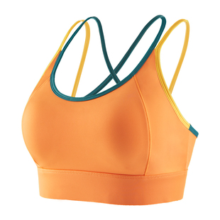 安娜蜜语大码运动文胸女外穿美背薄款内衣透气舒适无钢圈承托防震