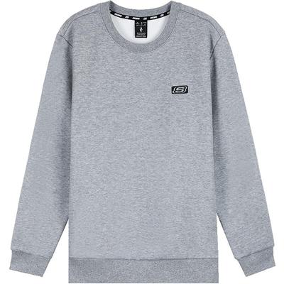 斯凯奇男装加绒运动卫衣保暖内搭