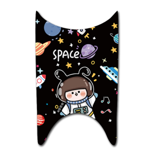 适用于小刀K10风影长征版电动车脚垫 XD600DQT-4可爱皮革脚踏垫