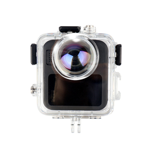 适用GoPro MAX2专业潜水壳密封胶圈防水高清高透水下拍摄防护配件
