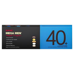 GNC健安喜男性40+时光包每日营养包复合维生素多种矿物保健品进口